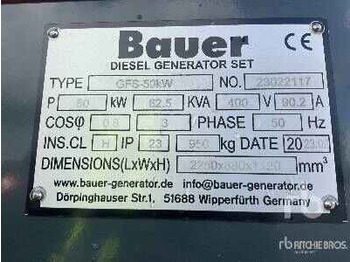 BAUER GENERATOREN 62.5 kVA - Elgenerator: bild 5