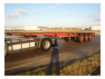 Pacton Container chassis 3axle 40ft - Containerbil/ Växelflak semitrailer