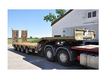 Låg lastare semitrailer för transportering tunga maskiner Goldhofer X44AHC/2530: bild 1