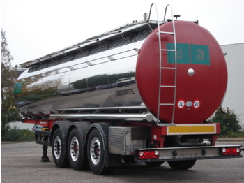 Berger Food - milk tank, 32.000 l., 4 comp., Light weight: 5.660 kg. - Tanktrailer