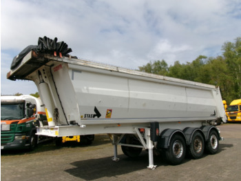Stas Tipper trailer steel 27 m3 + tarpaulin - Tippbil semitrailer