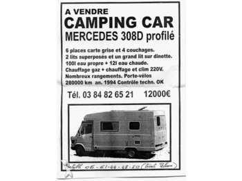 Mercedes 308D - Campingbil
