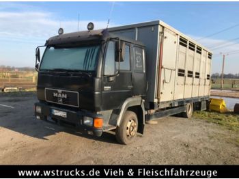 Djurtransport lastbil för transportering djur MAN 8.224 mit Enstock Alu: bild 1