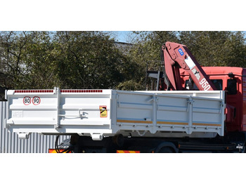 MAN Abrollkipper Container + KRAN HMF 953 K2!  - Lastväxlare lastbil: bild 2