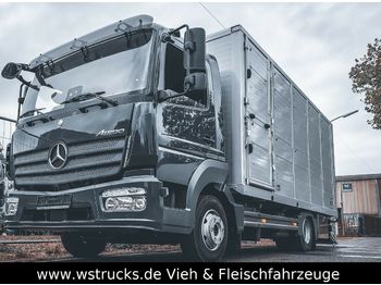 Ny Djurtransport lastbil Mercedes-Benz 821L" Neu" WST Edition" Menke Einstock Vollalu: bild 1