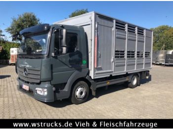 Djurtransport lastbil för transportering djur Mercedes-Benz 821L" Neu" gebr. Finkl Einstock Vollalu: bild 1