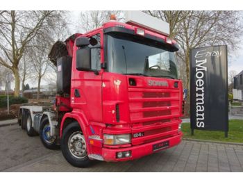 Lastväxlare lastbil Scania R 124G 420 8x2*6 Kran/Container: bild 1
