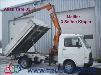 VW LT 55 3 Seiten Kipper+AtlasTirre35 faltbar 2,7t. - Tippbil lastbil