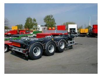 ES-GE 3-Achs-Containerchassis - multifunktional - Containerbil/ Växelflak semitrailer