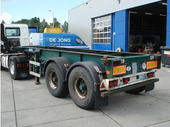 Flandria 20 ft steel- ABS - Containerbil/ Växelflak semitrailer