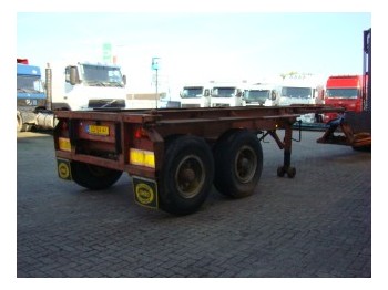 Netam-Freuhauf open 20 ft container chassis - Containerbil/ Växelflak semitrailer