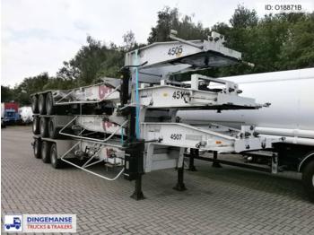 Titan Tank container trailer 20 ft. (3 units € 8000) - Containerbil/ Växelflak semitrailer
