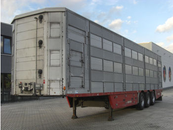 Pezzaioli SBA63U / 3 Achsen / BPW-Achsen / 3 Stock  - Djurtransport semitrailer