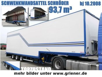 JUMBOSATTEL SCHWENKWAND GETRÄNKE SCHRÖDER 93,7m³  - Dryckestransport semitrailer