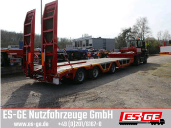 Låg lastare semitrailer ES-GE 3-Achs-Satteltieflader - Radmulden: bild 1