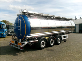 Feldbinder Chemical (non ADR) tank inox 34 m3 / 1 comp - Tanktrailer: bild 4
