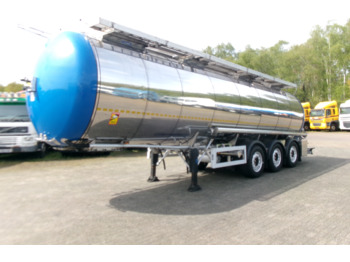 Feldbinder Chemical (non ADR) tank inox 34 m3 / 1 comp - Tanktrailer: bild 1