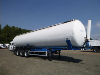 Tanktrailer för transportering mjöl Feldbinder Powder tank alu 63 m3 / 1 comp (tipping): bild 2