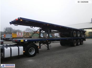 Traylona 3-axle platform trailer 59000KG / Extendable 21.5M - Flaktrailer
