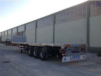 Ny Flaktrailer LIDER 2017 YEAR NEW MODELS containeer flatbes semi TRAILER FOR SALE (M: bild 1