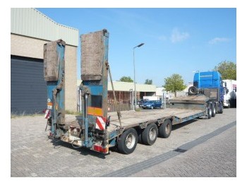 Goldhofer 3 axel low loader trailer - Låg lastare semitrailer