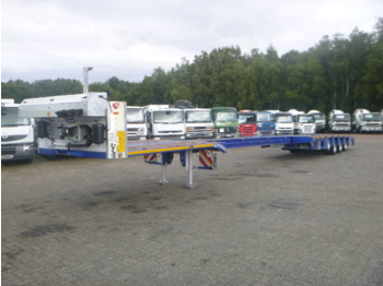Komodo 4-axle platform trailer / extendable 20 m / 2 steering axles / NEW/UNUSED - Låg lastare semitrailer