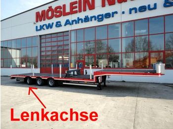 Möslein 3 Achs Satteltieflader für Fertigteile, Ba - Låg lastare semitrailer