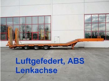 Möslein 3 Achs Satteltieflader komplett überfahrba - Låg lastare semitrailer