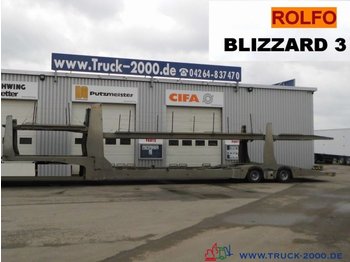 Biltransportbil semitrailer Rolfo BLIZZARD 3 Oversize 8-10 Pkw guter Zustand: bild 1