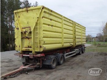 Närko D4YF51H11 Lastbilssläp med containers  - Skåp semitrailer
