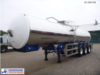 ETA Melton Food tank inox 30 m3 / 1 comp - Tanktrailer