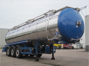 Feldbinder 32.000 l., 3 comp.+ Webasto, weight: 6.750 kg. - Tanktrailer