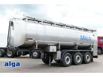 HLW STA 35, Isoliert, 2x Lenkachse, 27m³, Milch  - Tanktrailer