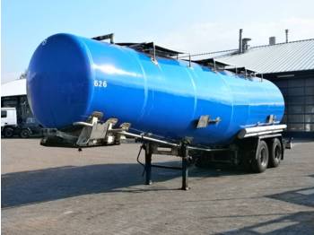 Maisonneuve Chemical tank Inox 31m3 / 3 comp. - Tanktrailer