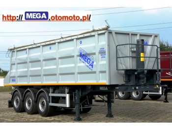 MEGA 33 m³ - STAHL DOMEX 650 / Klappe FUR BITUMEN ! - Tippbil semitrailer