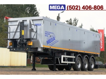MEGA 40 m³ wywrotka aluminiowa z kl-drzwiami / DO ODBIORU Z PLACU OD 1.430 PLN/MSC !!! - Tippbil semitrailer