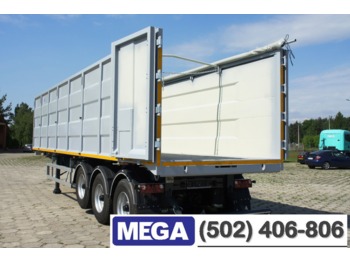 MEGA 50 m³ - Tpper for IRON SCRAP / DOMEX 650 / Doors ! READY ! - Tippbil semitrailer