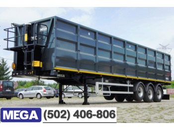 MEGA 55 M³ STAHL KIPPER FUR SCHROT TRANSPORT / 11,5 m LANG / DOMEX 650 - Tippbil semitrailer