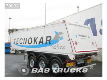 Tecnokar 32m³ AluKipper Liftachse T3SP38 - Tippbil semitrailer