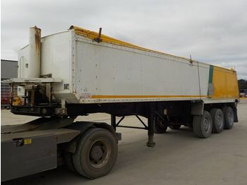  Wilcox Tri Axle Insulated Tipping Trailer, Easy Sheet - Tippbil semitrailer