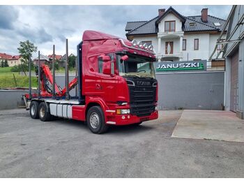 Scania R520 V8 do drewna lasu kłody epsilon Loglift doll huttner - Skogsvagn
