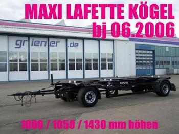 Kögel AWE 18 LAFETTE MAXI 1000 / 1430 mm höhe - Containersläp/ Växelflaksläp