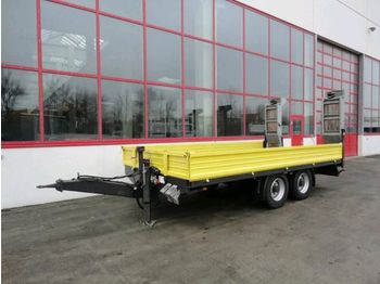Fliegl Tandemtieflader mit ABS, Neuwertig - Låg lastare trailer