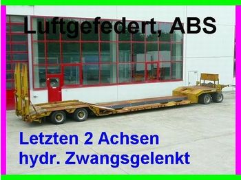 Müller-Mitteltal 4 Achs Tiefbett  Tieflader, hydr. gelenkt - Låg lastare trailer