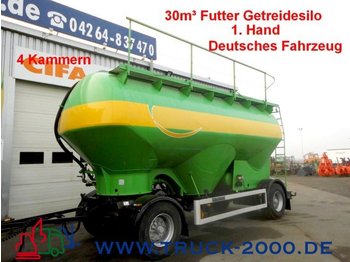 Feldbinder HEUT 30m³ Futter-Getreide-Silo 4 Kammern 1.Hand - Tanksläp