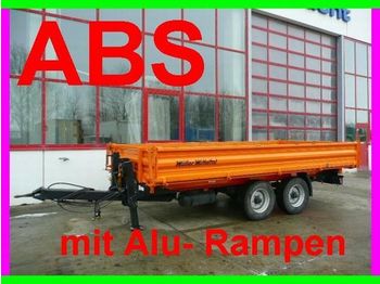 Müller-Mitteltal Tandemkipper mit Alu  Rampen - Tippsläp
