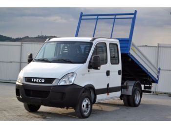 Transportbil med tippflak, Dubbelhytt transportbil Iveco Daily 35C14 * Kipper 3,00 m * Doppelkabine!: bild 1