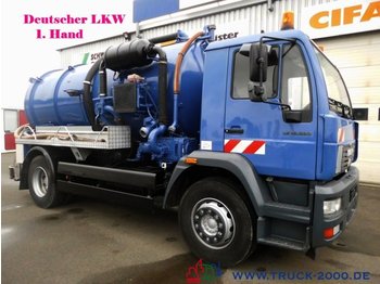 Sugbil MAN 18.220 Hochdruck Saug Spülwagen 10m³ 500L Wasser: bild 1