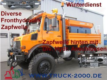 UNIMOG U 2150 Winterdienst Div Zapfwellen + Hydraulik - Sopmaskin
