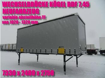 Kögel BDF 7,45 / 2,75 höhe LASI 12642 XL / NEU - Växelflak/ Container